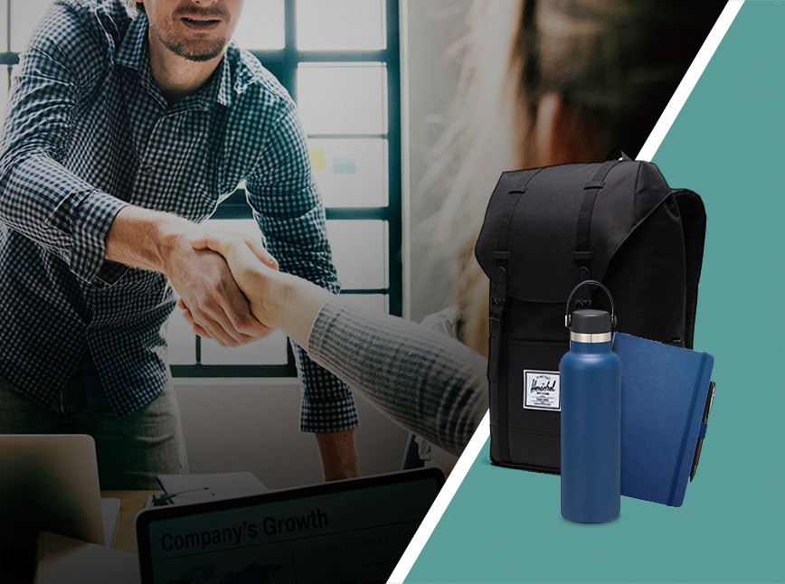 Co-workers hand shake